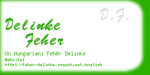 delinke feher business card