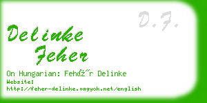 delinke feher business card